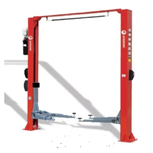 QJY 2 45c Elevador De 2 Columnas Conexión Techo Desbloqueo Electrónico 4.5 Toneladas